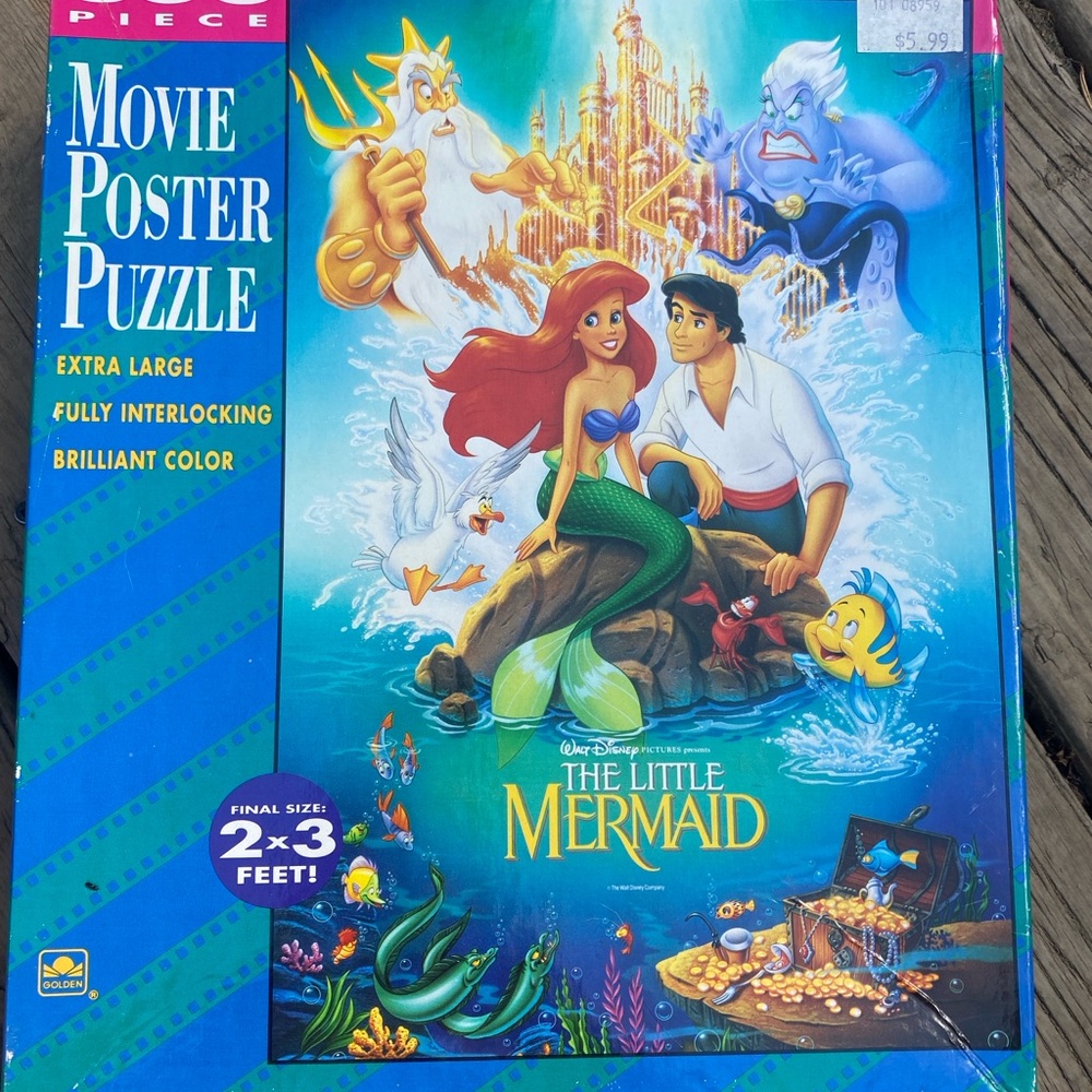 The Little Mermaid Movie Poster Puzzle